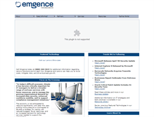 Tablet Screenshot of emgence.com